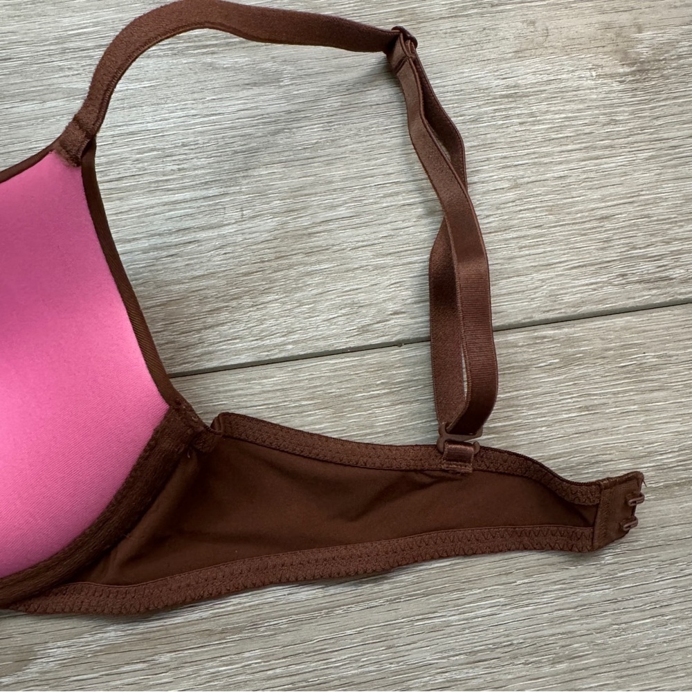Victoria's Secret PINK Brown Push Up Bra. 32B. Basics Casual - Picture 5 of 6